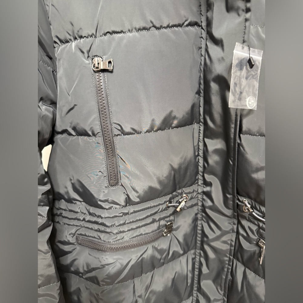 NUTEXROL Women's Fur Hooded Puffer 2XL - Picture 2 of 6